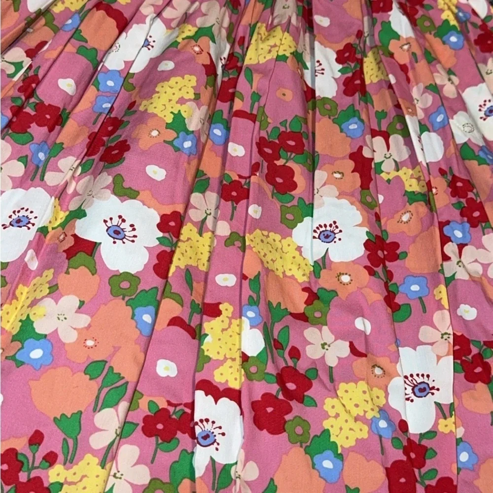 Matilda Jane AD15123 LEAH Colorful Pink Floral Sleeveless Fit & Flare Dress - Picture 5 of 9